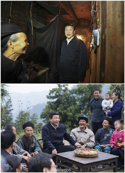 習(xí)近平品水果:夸獎(jiǎng)獼猴桃“味道很好”